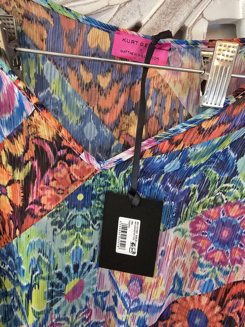 Kurt Geiger London X Matthew Williamson Tunic Swim Coverup Kensington Printed S - Picture 5 of 8